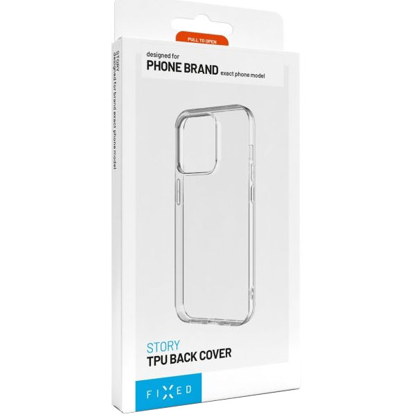 Elastyczne i cienkie etui Fixed Story do Infinix Zero 40 5G, przezroczyste